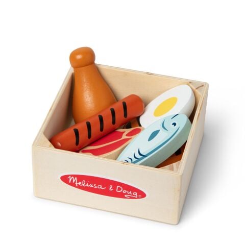 Melissa & Doug Ahşap Gıdalarımız - Proteinler