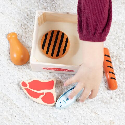 Melissa & Doug Ahşap Gıdalarımız - Proteinler