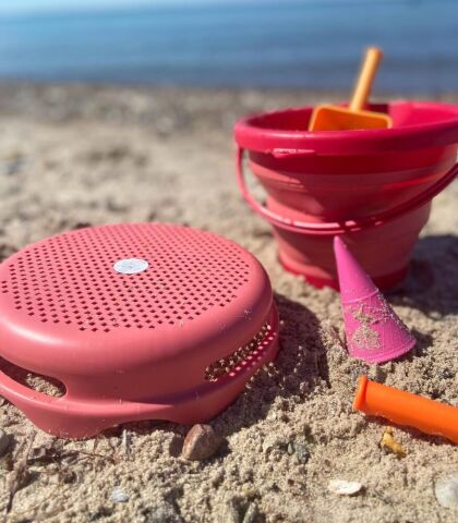 Compactoys 7in1 Plaj Kovası Seti - Kırmızı