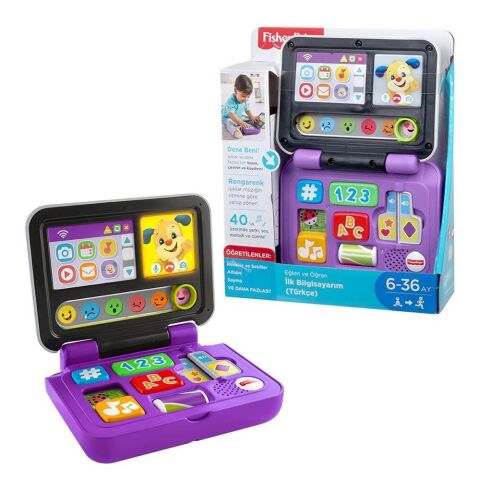 Fisher-Price Eğlen ve Öğren Köpekçiğin Dizüstü Bilgisayarı Türkçe