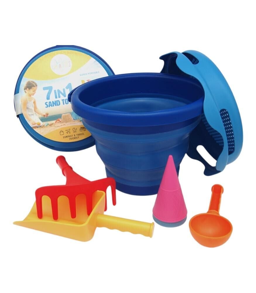 Compactoys 7in1 Plaj Kovası Seti - Mavi