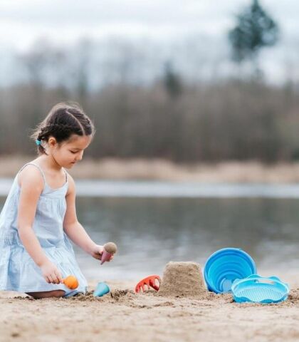 Compactoys 7in1 Plaj Kovası Seti -  Bej
