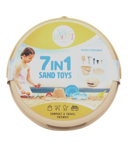 Compactoys 7in1 Plaj Kovası Seti -  Bej