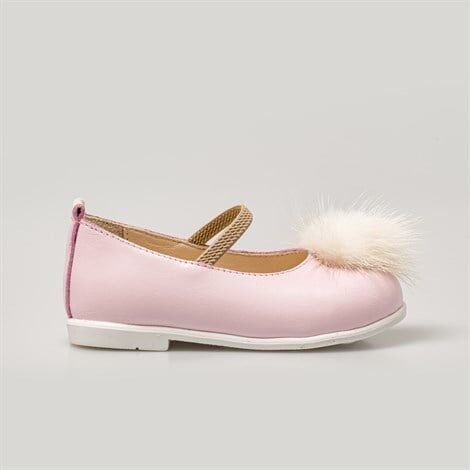 Merli&Rose Ponponlu Babet Ayakkabı | Pembe
