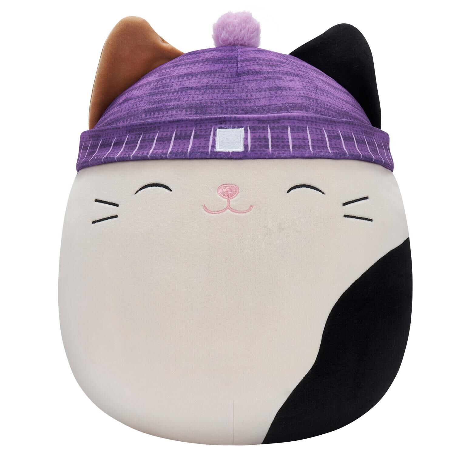Squishmallows Mor Bereli Kedi Cam Peluş Oyuncak 40 cm