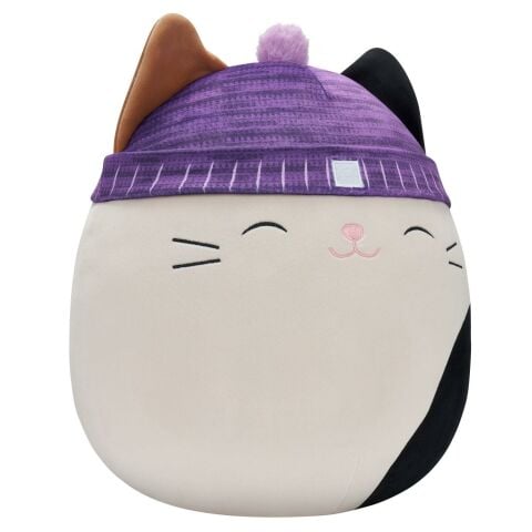 Squishmallows Mor Bereli Kedi Cam Peluş Oyuncak 40 cm