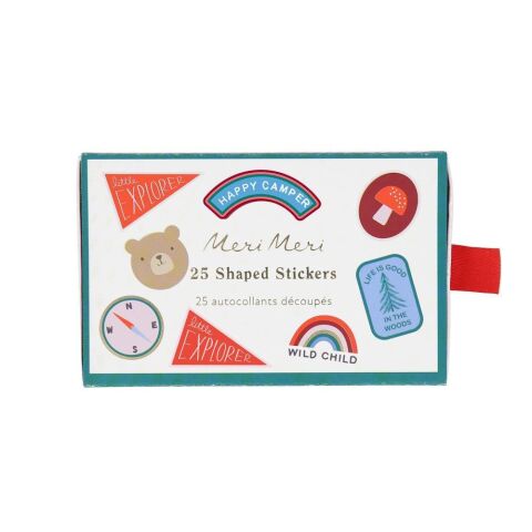 Meri Meri - Kamp Die-Cut Stickers - 25 Adet