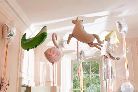 Meri Meri - Magical Unicorn Foil Balloon - Unicorn Folyo Balon Kit
