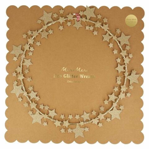 Meri Meri - Sparkly Star Wreath - Parıltılı Yıldız Çelenk