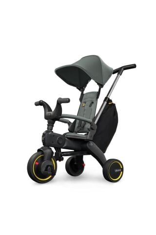 Doona Liki Trike Tek Parça Katlanır 3 Tekerlekli Bebek Bisikleti S3 - Slate Green