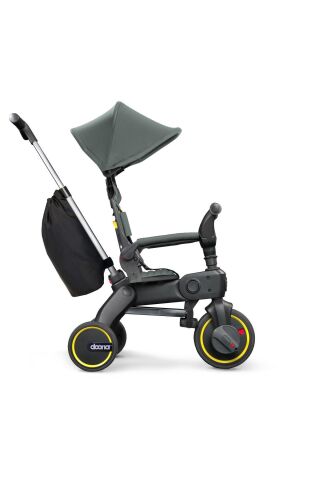 Doona Liki Trike Tek Parça Katlanır 3 Tekerlekli Bebek Bisikleti S3 - Slate Green