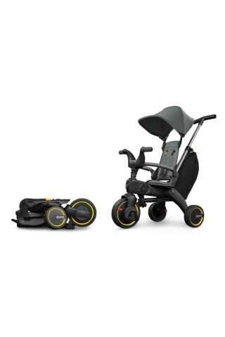 Doona Liki Trike Tek Parça Katlanır 3 Tekerlekli Bebek Bisikleti S3 - Slate Green