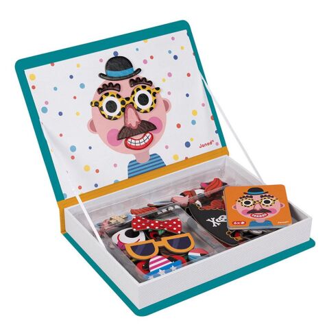 Janod Magnetibook - Mıknatıslı Oyun Kitabı Çılgın Yüzler