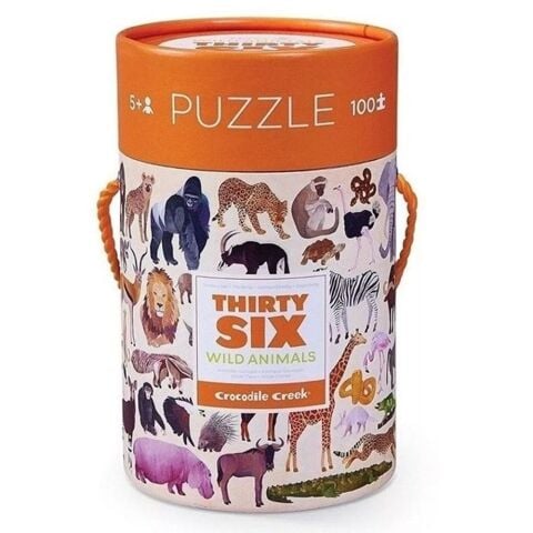 Crocodile Creek Puzzle Vahşi Hayvanlar 100 Parçalı Yapboz