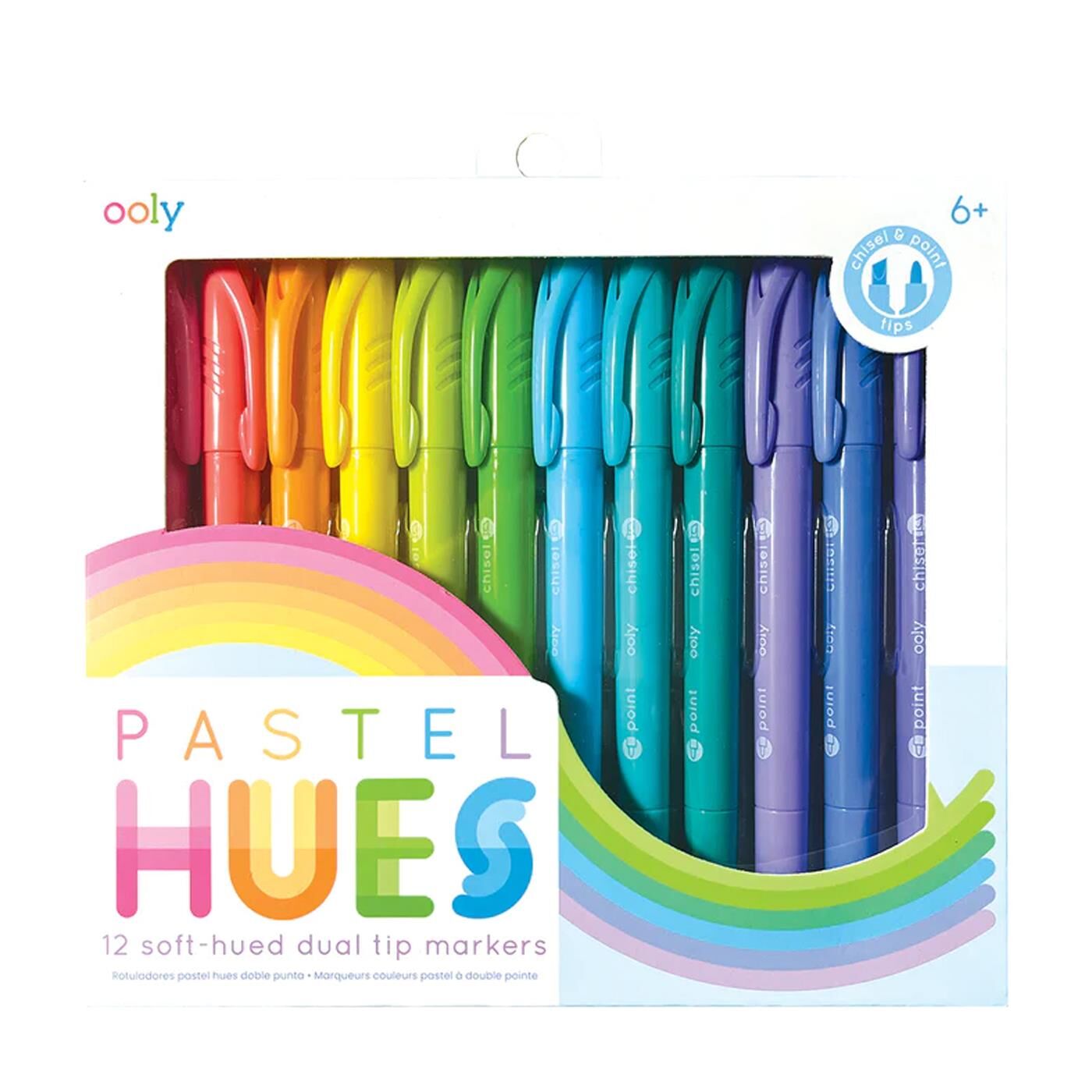 Ooly Pastel Hues Çift Uçlu 12’li Keçeli Kalem