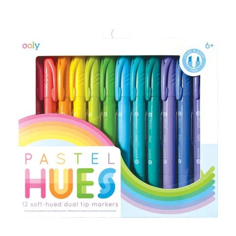Ooly Pastel Hues Çift Uçlu 12’li Keçeli Kalem