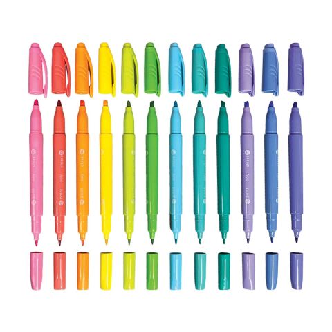 Ooly Pastel Hues Çift Uçlu 12’li Keçeli Kalem