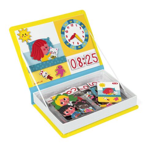 Janod Magnetibook - Mıknatıslı Oyun Kitabı Saatleri Söylemeyi Öğreniyorum