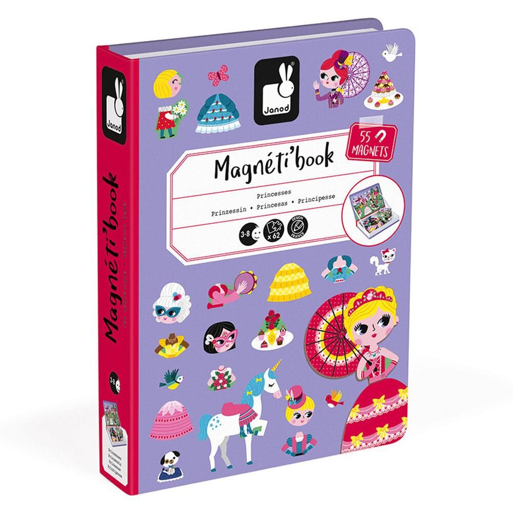 Janod Magnetibook - Mıknatıslı Oyun Kitabı Prensesler