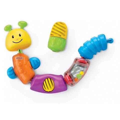 W9834 Fisher-Price® Tak-Çıkar Renkli Tırtıl/Sıralama ve Şekil Ayırma Oyuncakları