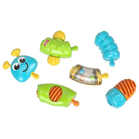 W9834 Fisher-Price® Tak-Çıkar Renkli Tırtıl/Sıralama ve Şekil Ayırma Oyuncakları
