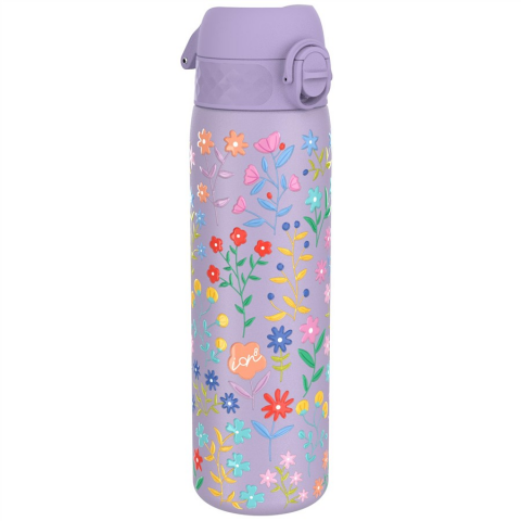 ION8 - Paslanmaz Çelik İnce Suluk - Zarif Çiçekli - 600 ml - Sızdırmaz