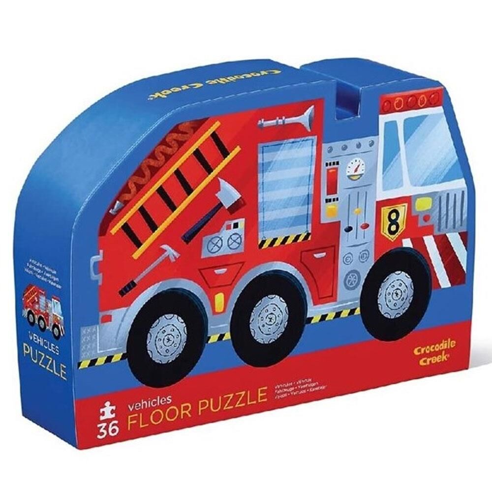 Crocodile Creek Dekoratif Puzzle Araçlar 36 Parçalı Yapboz