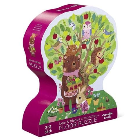 Crocodile Creek Dekoratif Puzzle Ayıcık ve Arkadaşları 36 Parça