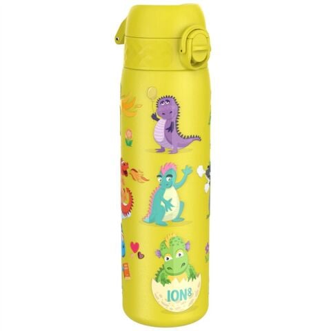Ion8  - Paslanmaz Çelik İnce Suluk - Ejderhalar - 600 ml - Sızdırmaz