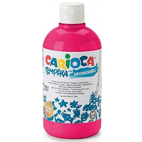 Carioca Süper Yıkanabilir Parmak Boya 500ml - Fuşya