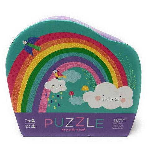 Crocodile Creek Mini Puzzle Gökkuşağı 12 Parçalı Yapboz