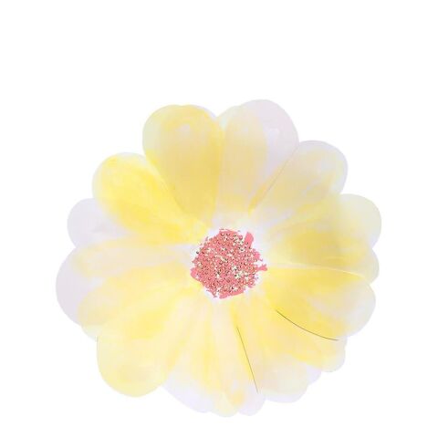 Meri Meri - Flower Garden Plates - Çiçek Bahçesi Tabaklar - S - 8'Li