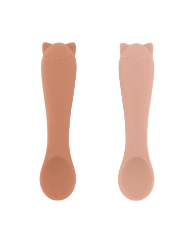 Trixie Mrs. Cat - 2li Silikon Bebek Kaşığı Seti