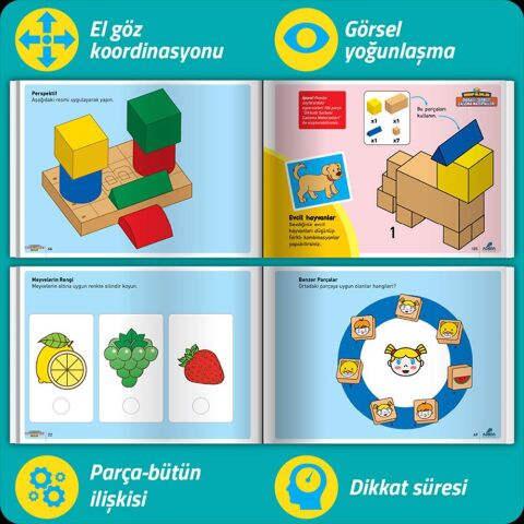 Dikkati Güçlendirme Seti Plus 3 Yaş