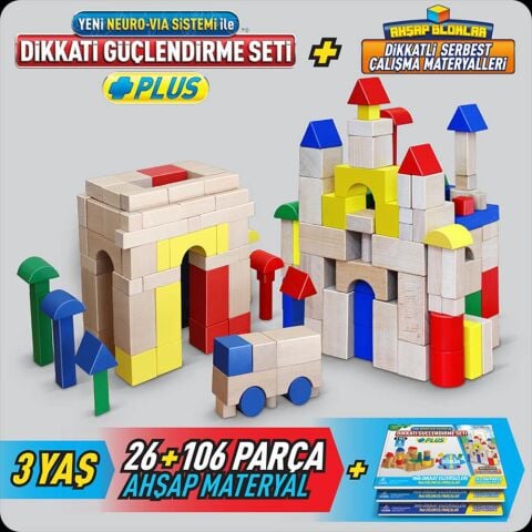 Dikkati Güçlendirme Seti Plus 3 Yaş