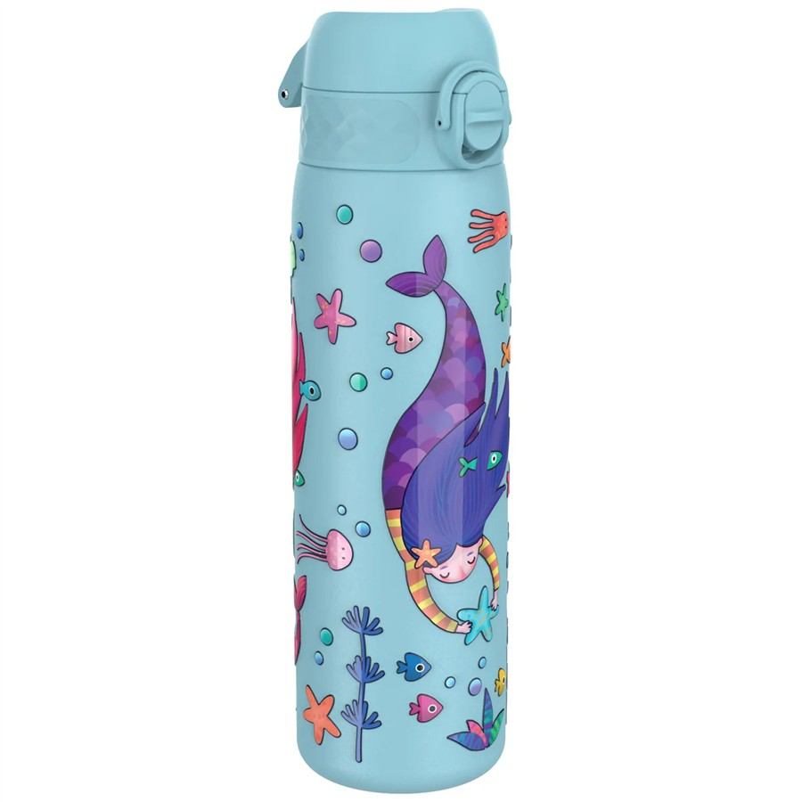 Ion8 - Paslanmaz Çelik İnce Suluk - Deniz Kızları - 600 ml - Sızdırmaz