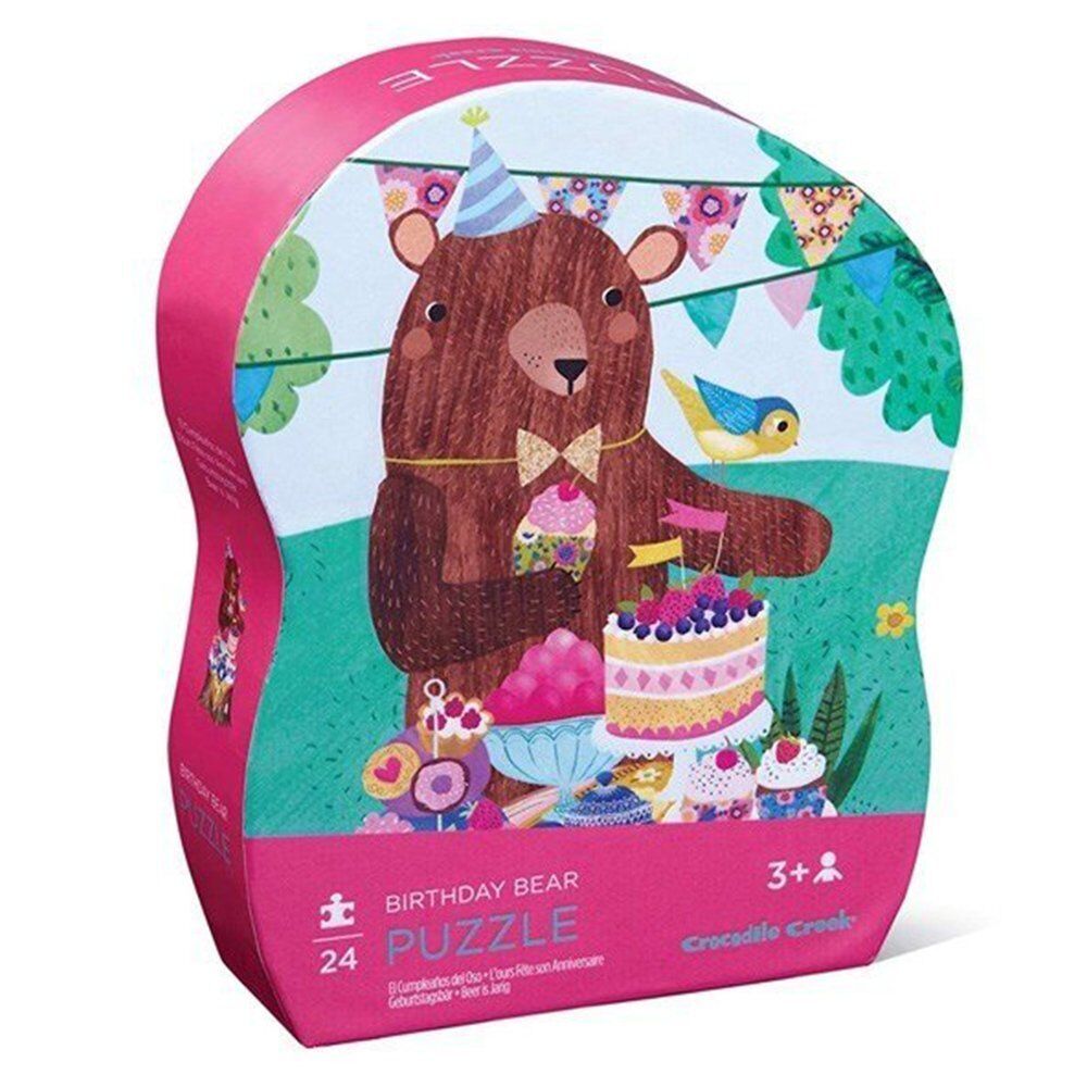 Crocodile Creek Mini Puzzle Ayıcık 24 Parçalı Yapboz