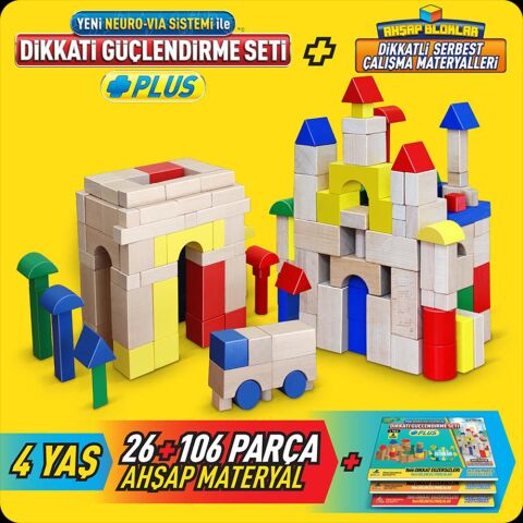 Dikkati Güçlendirme Seti Plus 4 Yaş