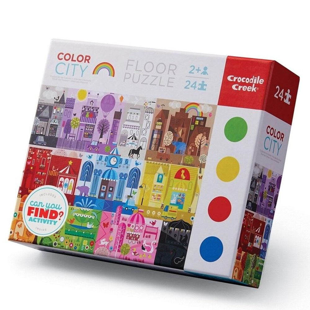 Crocodile Creek Puzzle Şehir 24 Parçalı Yapboz