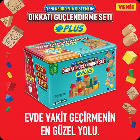 Dikkati Güçlendirme Seti Plus 5 Yaş