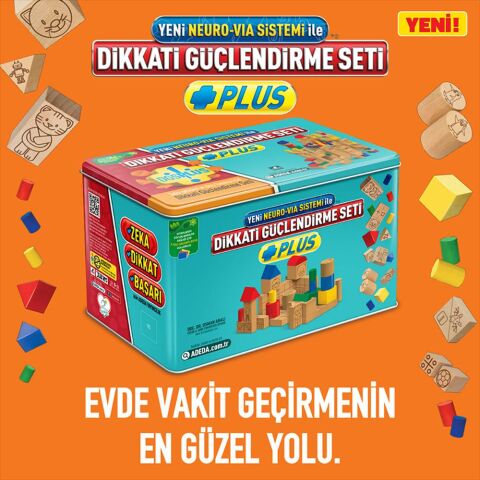 Dikkati Güçlendirme Seti Plus 6 Yaş