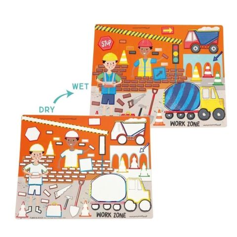 Renk Değiştiren Sulu Boyalı Oyun Mat / Construction