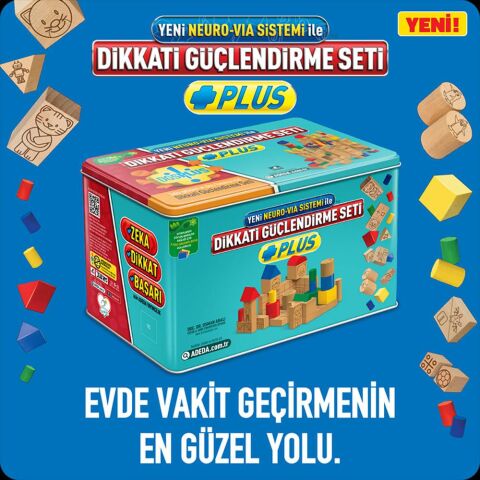 Dikkati Güçlendirme Seti Plus 7 Yaş