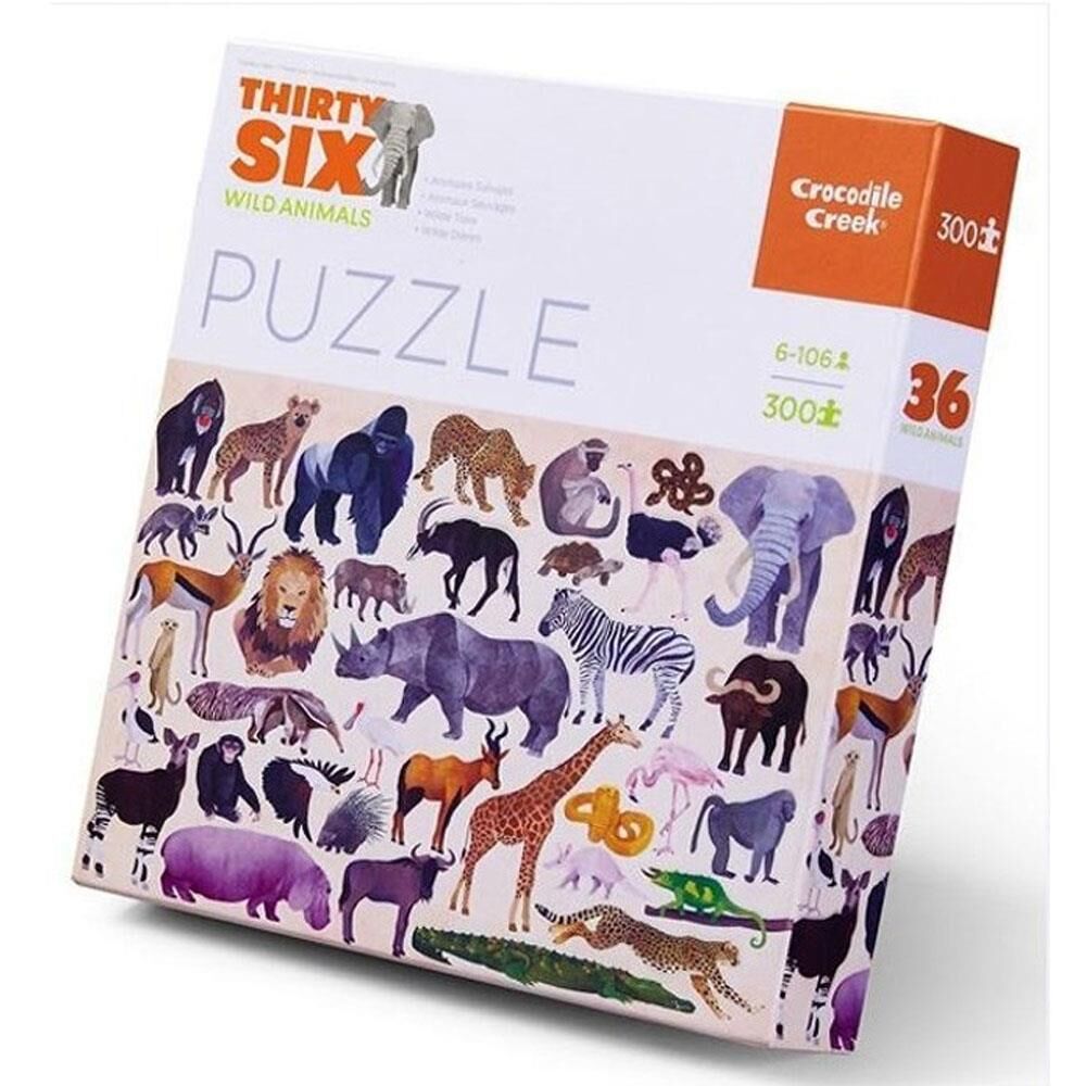 Crocodile Creek Puzzle Vahşi Hayvanlar 300 Parçalı Yapboz