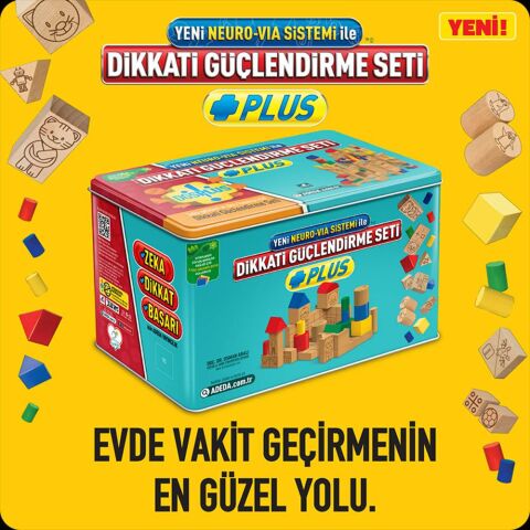 Dikkati Güçlendirme Seti Plus 8 Yaş