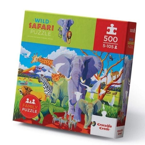 Crocodile Creek Puzzle Safari 500 Parçalı Yapboz