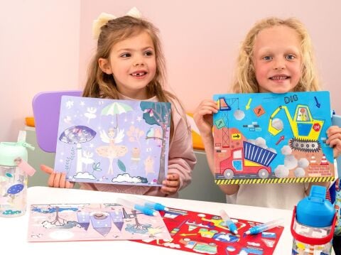 Renk Değiştiren Sulu Boyalı Oyun Mat / Enchanted