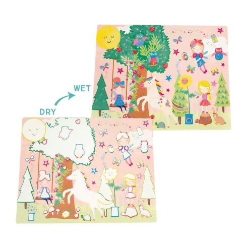 Renk Değiştiren Sulu Boyalı Oyun Mat / Rainbow Fairy
