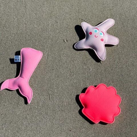 Sunnylife Melody Denizkızı Dalış Arkadaşları 3'lü Set- Neon Strawberry