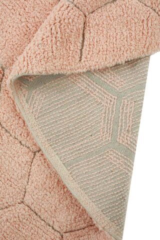 Halı, Round Honeycomb Rose